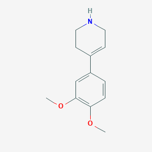 molecular formula C13H17NO2 B6616464 4-(3,4-dimethoxyphenyl)-1,2,3,6-tetrahydropyridine CAS No. 94427-39-1