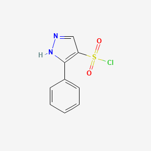 3-phenyl-1H-pyrazole-4-sulfonyl chloride