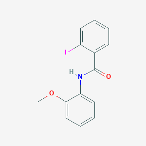 molecular formula C14H12INO2 B6616499 2-Iodo-N-(2-methoxyphenyl)benzamide CAS No. 36684-47-6