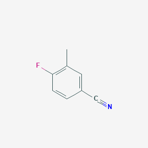 molecular formula C8H6FN B066165 4-氟-3-甲基苯甲腈 CAS No. 185147-08-4