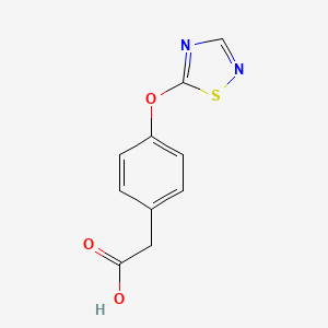 2-(4-((1,2,4-Thiadiazol-5-yl)oxy)phenyl)acetic acid