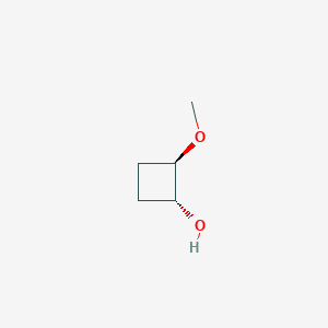 molecular formula C5H10O2 B6616562 rac-(1R,2R)-2-methoxycyclobutan-1-ol, trans CAS No. 2225724-31-0