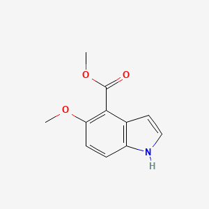 molecular formula C11H11NO3 B6616660 methyl 5-methoxy-1H-indole-4-carboxylate CAS No. 1126899-94-2