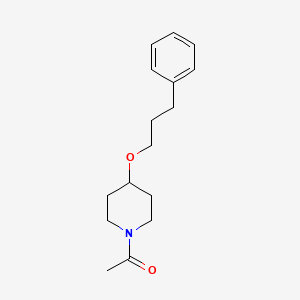 molecular formula C16H23NO2 B6616697 1-Acetyl-4-[(3-phenylpropyl)oxy]piperidine CAS No. 745066-63-1
