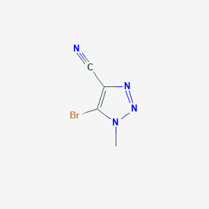 5-bromo-1-methyl-1H-1,2,3-triazole-4-carbonitrile