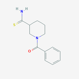 molecular formula C13H16N2OS B6616788 1-benzoylpiperidine-3-carbothioamide CAS No. 1496364-98-7