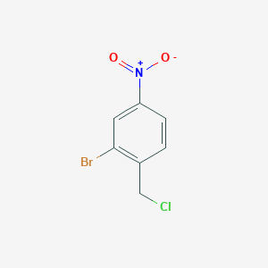 molecular formula C7H5BrClNO2 B6616848 2-bromo-1-(chloromethyl)-4-nitrobenzene CAS No. 1261794-92-6