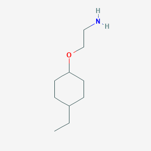 molecular formula C10H21NO B6616853 2-[(4-ethylcyclohexyl)oxy]ethan-1-amine CAS No. 1340391-46-9