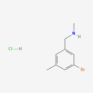 molecular formula C9H13BrClN B6616891 [(3-bromo-5-methylphenyl)methyl](methyl)amine hydrochloride CAS No. 259231-30-6
