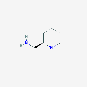 B6616901 [(2R)-1-methylpiperidin-2-yl]methanamine CAS No. 1315051-03-6