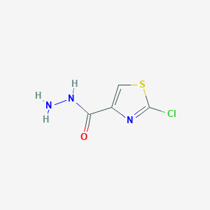 molecular formula C4H4ClN3OS B6616930 2-chloro-1,3-thiazole-4-carbohydrazide CAS No. 70205-43-5