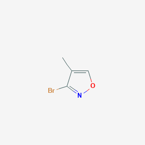 molecular formula C4H4BrNO B6616962 3-bromo-4-methyl-1,2-oxazole CAS No. 903131-37-3