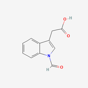 molecular formula C11H9NO3 B6616973 (1-Formyl-1H-indol-3-yl)acetic acid CAS No. 88461-33-0
