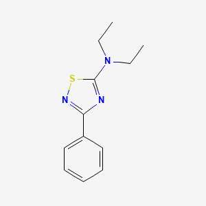 molecular formula C12H15N3S B6616993 N,N-Diethyl-3-phenyl-1,2,4-thiadiazol-5-amine CAS No. 17452-88-9