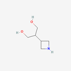 molecular formula C6H13NO2 B6617013 2-(氮杂环丁-3-基)丙烷-1,3-二醇 CAS No. 1375303-16-4