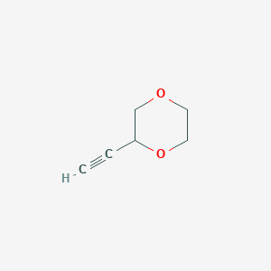 molecular formula C6H8O2 B6617047 2-ethynyl-1,4-dioxane CAS No. 1260667-22-8