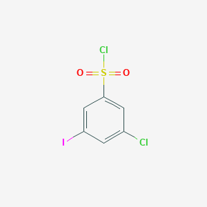 3-chloro-5-iodobenzene-1-sulfonyl chloride