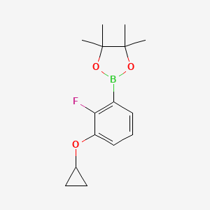 2-(3-cyclopropoxy-2-fluorophenyl)-4,4,5,5-tetramethyl-1,3,2-dioxaborolane