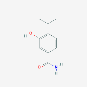 3-hydroxy-4-(propan-2-yl)benzamide