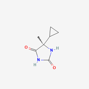 (5R)-5-cyclopropyl-5-methylimidazolidine-2,4-dione