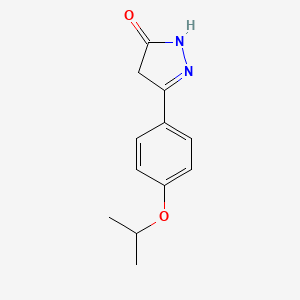 3-[4-(propan-2-yloxy)phenyl]-4,5-dihydro-1H-pyrazol-5-one