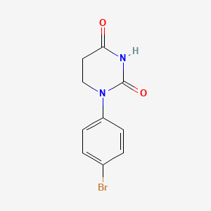 molecular formula C10H9BrN2O2 B6617193 1-(4-bromophenyl)-1,3-diazinane-2,4-dione CAS No. 90772-28-4