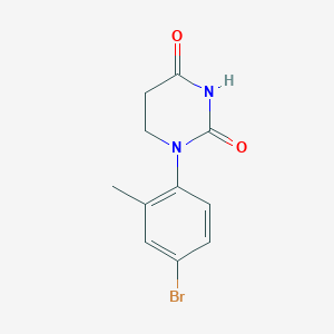 1-(4-bromo-2-methylphenyl)-1,3-diazinane-2,4-dione