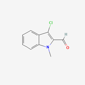molecular formula C10H8ClNO B6617229 3-Chloro-1-methyl-1H-indole-2-carbaldehyde CAS No. 126309-77-1