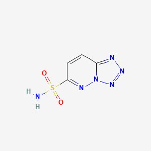 molecular formula C4H4N6O2S B6617256 [1,2,3,4]tetrazolo[1,5-b]pyridazine-6-sulfonamide CAS No. 1531557-79-5