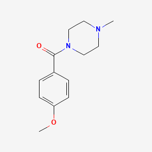 molecular formula C13H18N2O2 B6617307 (4-Methoxyphenyl)(4-methylpiperazin-1-yl)methanone CAS No. 67023-02-3