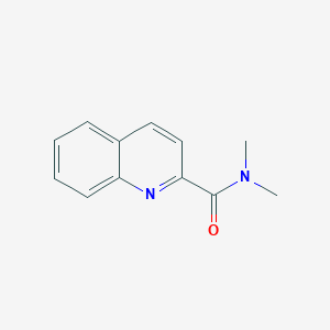 molecular formula C12H12N2O B6617331 N,N-二甲基喹啉-2-甲酰胺 CAS No. 30721-91-6