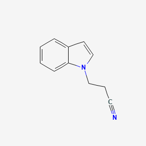 molecular formula C11H10N2 B6617353 1H-Indole-1-propiononitrile CAS No. 4414-79-3