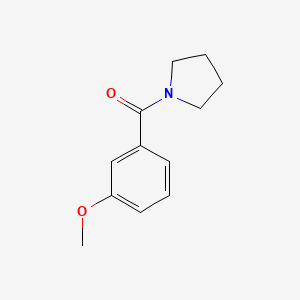 molecular formula C12H15NO2 B6617376 (3-甲氧基苯基)(吡咯烷-1-基)甲酮 CAS No. 207558-39-2
