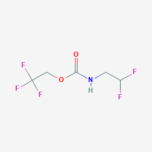 molecular formula C5H6F5NO2 B6617394 2,2,2-trifluoroethyl N-(2,2-difluoroethyl)carbamate CAS No. 1545001-73-7