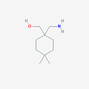 molecular formula C10H21NO B6617399 [1-(aminomethyl)-4,4-dimethylcyclohexyl]methanol CAS No. 1522645-03-9