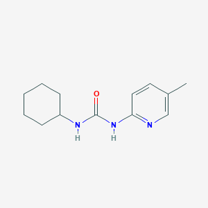 molecular formula C13H19N3O B6617425 1-Cyclohexyl-3-(5-methylpyridin-2-yl)urea CAS No. 131519-57-8