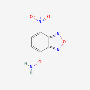 molecular formula C6H4N4O4 B6617431 O-(7-nitro-2,1,3-benzoxadiazol-4-yl)hydroxylamine CAS No. 1360449-26-8