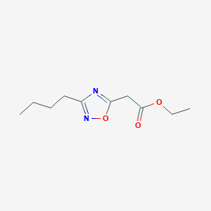 molecular formula C10H16N2O3 B6617444 ethyl 2-(3-butyl-1,2,4-oxadiazol-5-yl)acetate CAS No. 1530960-87-2
