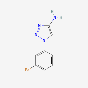 molecular formula C8H7BrN4 B6617453 1-(3-bromophenyl)-1H-1,2,3-triazol-4-amine CAS No. 1443285-70-8