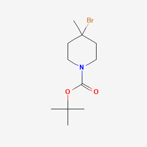 molecular formula C11H20BrNO2 B6617496 tert-butyl 4-bromo-4-methylpiperidine-1-carboxylate CAS No. 1420992-40-0