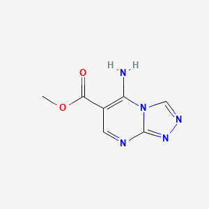 molecular formula C7H7N5O2 B6617537 methyl 5-amino-[1,2,4]triazolo[4,3-a]pyrimidine-6-carboxylate CAS No. 1352504-79-0