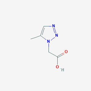 molecular formula C5H7N3O2 B6617539 2-(5-methyl-1H-1,2,3-triazol-1-yl)acetic acid CAS No. 1267908-61-1