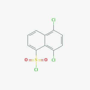 molecular formula C10H5Cl3O2S B6617568 5,8-dichloronaphthalene-1-sulfonyl chloride CAS No. 861090-81-5