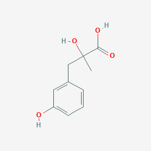 molecular formula C10H12O4 B6617686 2-hydroxy-3-(3-hydroxyphenyl)-2-methylpropanoic acid CAS No. 1784317-66-3
