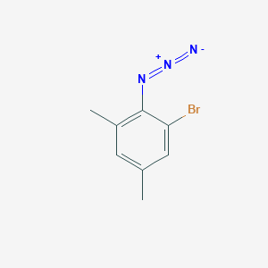 molecular formula C8H8BrN3 B6617724 2-azido-1-bromo-3,5-dimethylbenzene CAS No. 1503136-49-9