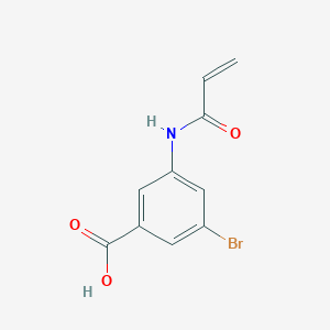 molecular formula C10H8BrNO3 B6617734 3-bromo-5-(prop-2-enamido)benzoic acid CAS No. 1508872-07-8