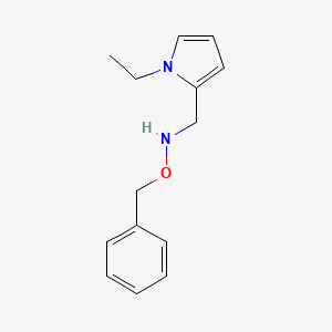 molecular formula C14H18N2O B6617771 (benzyloxy)[(1-ethyl-1H-pyrrol-2-yl)methyl]amine CAS No. 1546831-44-0