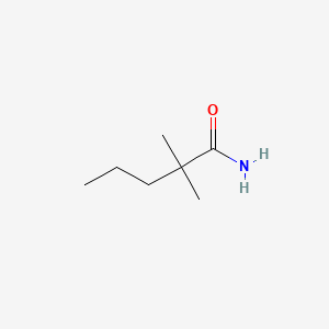 molecular formula C7H15NO B6617796 2,2-Dimethylvaleramide CAS No. 13146-36-6