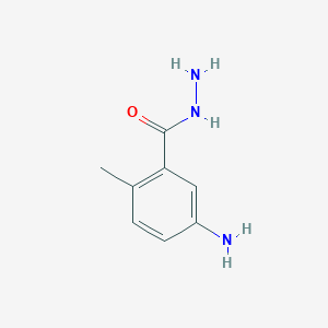 molecular formula C8H11N3O B6617834 5-amino-2-methylbenzohydrazide CAS No. 1511349-82-8