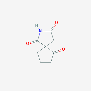 molecular formula C8H9NO3 B6617842 2-azaspiro[4.4]nonane-1,3,6-trione CAS No. 1539671-77-6